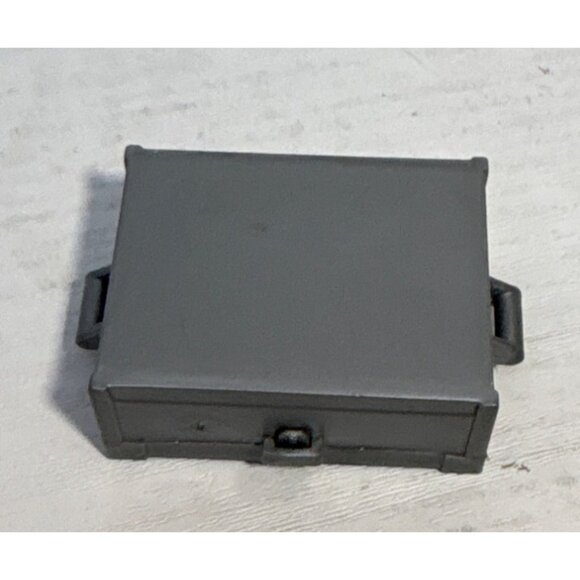 Vintage Playmobile Gray Expedition Ngorongoro Storage Box Hinged Lid & Labels - Picture 3 of 5